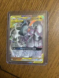 Pokemon Arceus & Dialga & Palkia GX Ultra Rare Holo 156/236 Cosmic Eclipse - Image 3