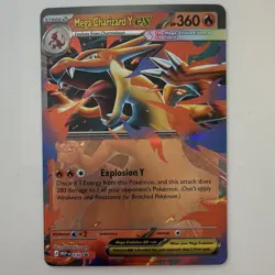 Mega Charizard Y EX Full Art Holo Promo 030 MEP Mega Evolution 360 HP EN - Image 1