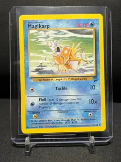 Magikarp 50/130 Pokemon 2000 Base Set 2 LP - Image 1
