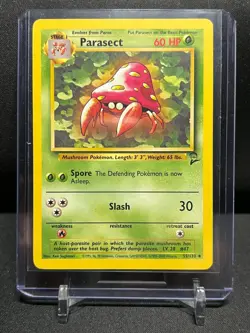 Parasect 55/130 Pokemon 2000 Base Set 2 LP - Image 1