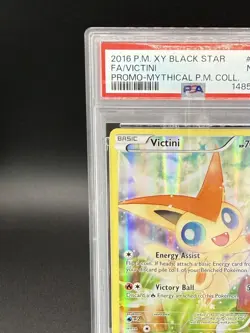 2016 Pokemon XY Victini XY117 Mythical Premium Collection Promo PSA 8 - Image 3