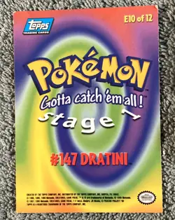 2000 Topps Pokemon TV Animation Edition Series 3 Dratini #147 FREE Shipping - Image 2