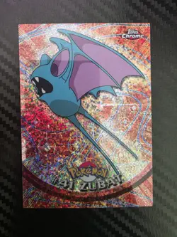 1999 Pokemon, Topps Chrome, #41 Zubat, Sparkle Chrome Foil - Image 2