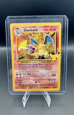 Charizard 4/102 Pokemon TCG Celebrations: Classic Collection NM - Image 3