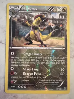 Haxorus 111/162 XY Breakthrough Reverse Holo Pokemon TCG NM/LP - Image 1