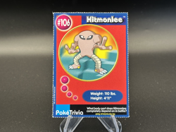 Hitmonlee - #106 PokeTrivia Burger King Promo - Pokemon TCG - 1999 - Image 1