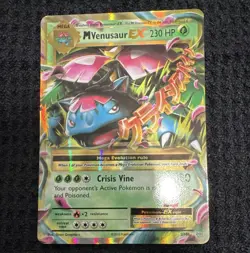 Pokemon TCG M Venusaur EX Ultra Rare Full Art Holo 2/108 XY Eng 2016 - Image 1