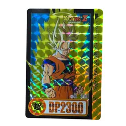 Dragon Ball Trading Card Son Goku Remix Vol 1 Rare Vertical Lines - Image 1