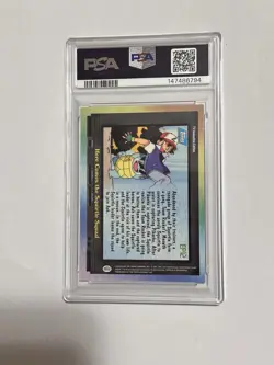 2000 TOPPS POKEMON TV HR.CMS/SQUIRTLE SQUAD ANMTN.SER.2-EPS.CRD.FOIL #EP12 PSA 9 - Image 2