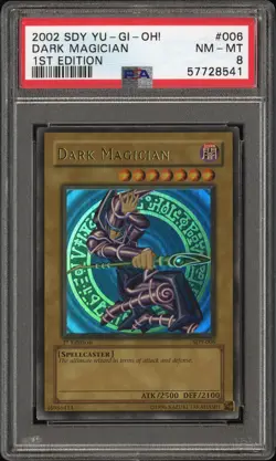 Yu-Gi-Oh! Dark Magician 1st Edition Ultra Rare SDY-006 PSA 8 - Image 1