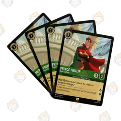 4x Prince Phillip - Royal Explorer (#83) Playset - Disney Lorcana, Azurite Sea - Image 2