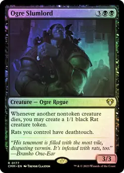 Ogre Slumlord Commander Masters Foil NM Near Mint MTG Magic - Image 1