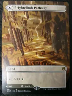 MTG *Brightclimb Pathway Extended Art X1* (NM) Zendikar Rising - Image 1