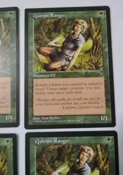 MTG X4 Quirion Ranger Visions 117/167 Looks Like Not Played Pack Fresh - Image 3
