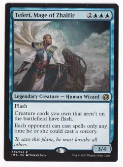 MTG Teferi, Mage of Zhalfir Iconic Masters 075/249 Regular Rare - Image 1