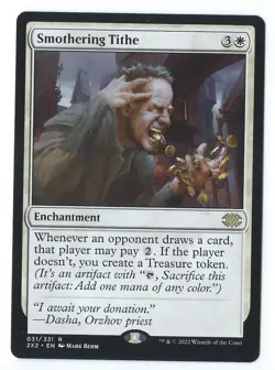 Smothering Tithe Double Masters 2022 2X2 MTG Magic Rare 031/331 *Condition* - Image 1