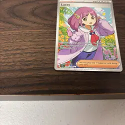 Pokemon Lacey Trainer Supporter Full Art Ultra Rare Stellar Crown 166/142 EN - Image 5