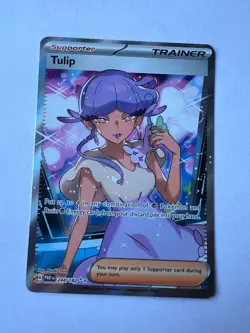 Pokemon Tulip 244/182 Holo Ultra Rare SV04: Paradox Rift NM - Image 1