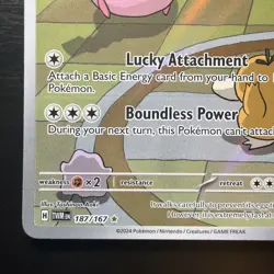 Chansey 187/167 Illustration Rare Twilight Masquerade Pokemon NM/M - Image 4