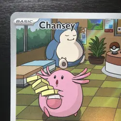 Chansey 187/167 Illustration Rare Twilight Masquerade Pokemon NM/M - Image 5