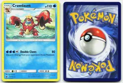 CRAWDAUNT 25/111 RARE CRIMSON INVASION POKEMON LP - Image 3