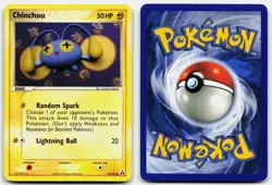 CHINCHOU 50/92 COMMON LEGEND MAKER POKEMON MP - Image 3