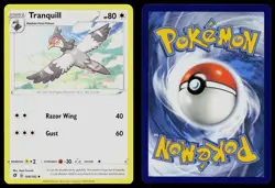 TRANQUILL 144/192 UNCOMMON REBEL CLASH POKEMON NM - Image 3