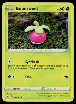 BOUNSWEET 014/189 COMMON DARKNESS ABLAZE POKEMON NM - Image 1