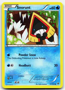 SNORUNT 21/101 COMMON PLASMA BLAST POKEMON MP - Image 1