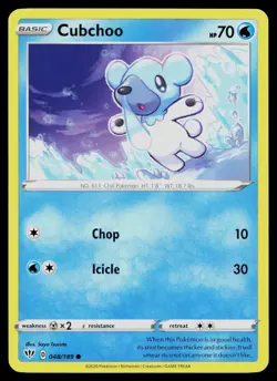 CUBCHOO 048/189 COMMON DARKNESS ABLAZE POKEMON NM - Image 1