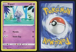 ESPURR 081/195 COMMON SILVER TEMPEST POKEMON NM - Image 3