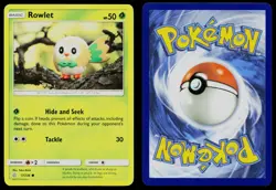 ROWLET 17/236 COMMON COSMIC ECLIPSE POKEMON NM - Image 3