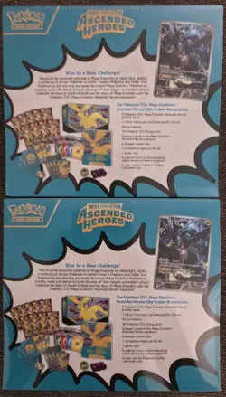 Pokemon TCG Ascended Heroes ETB Elite Trainer Box - Lot Of 2 - Factory Sealed! - Image 2