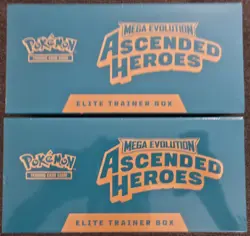 Pokemon TCG Ascended Heroes ETB Elite Trainer Box - Lot Of 2 - Factory Sealed! - Image 3