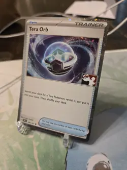 Pokemon TCG Stamped Play! Prize Pack Series 7 Tera Orb 189/191 Cosmo Holo - NM - Image 3