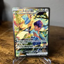 Pokemon TCG Hop's Zacian ex 186/159 Journey Together Special Illustration Rare - Image 1