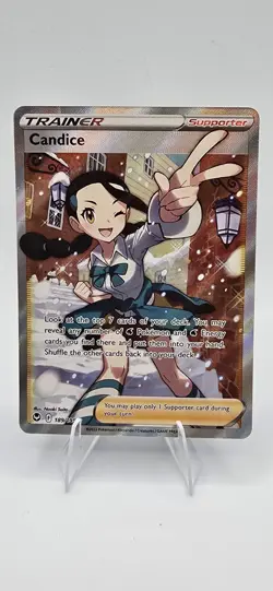 Candice (Full Art) Ultra Rare Pokemon SWSH12: Silver Tempest 189/195 Holo - Image 1