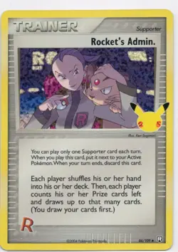 Pokemon - Celebrations Classic Rocket's Admin. 86/109 NM - Image 1