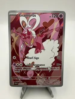Pokemon Enamorus 180/167 Sv06 Illustration Rare Full Art Holo - Image 1