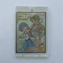 Pokemon TCG Mallow & Lana 231/236 Cosmic Eclipse Ultra Rare Full Art Holo - Image 1