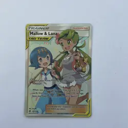 Pokemon TCG Mallow & Lana 231/236 Cosmic Eclipse Ultra Rare Full Art Holo - Image 2
