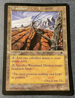 MTG Wasteland (Tempest) NM+ Near Mint + Magic the Gathering Rare uncommon - Image 1