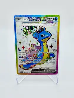 Pokemon TCG Lapras ex Sv: Scarlet & Violet Promo Holo 164 English 220HP - Image 1