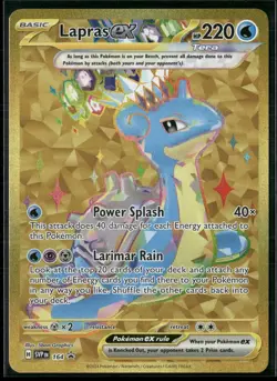 Pokemon - Lapras ex 164 Black Star Promo Scarlet & Violet NM - Image 1