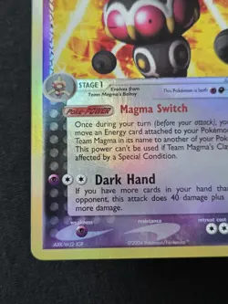Team Magma's Claydol 8/95 Reverse Holo Pokemon Tcg Vintage Mid Era Minty - Image 2