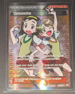 Pokemon Teammates Full Art Ultra Rare Holo 160/160 XY Primal Clash English 2015 - Image 1