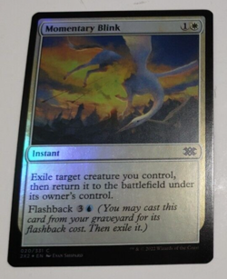 MTG Momentary Blink 020 2X2 Double Masters 2022 Foil Common NM x1 - Image 1