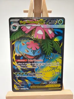 POKEMON TCG Mega Venusaur ex 155/132 Ultra Rare Mega Evolution Base Set NM/M- - Image 1
