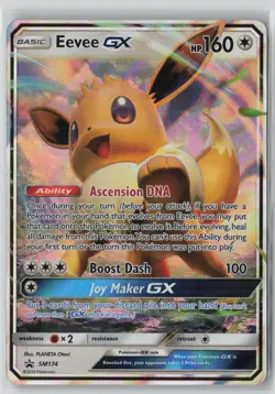 Eevee GX - SM174 Holo Promo Sun & Moon Promo Pokemon NM - Image 1