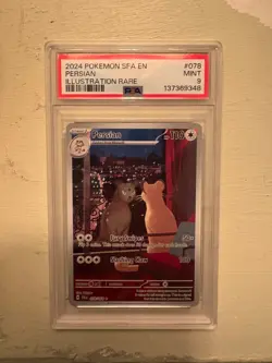 Persian Pokemon TCG PSA 9 Shrouded Fable MINT 078/064 - Image 1